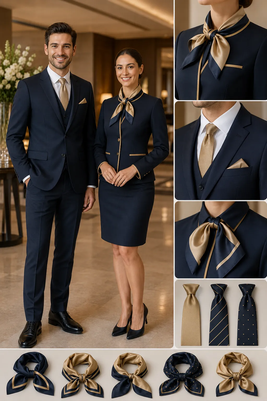 Foulard & cravate de service