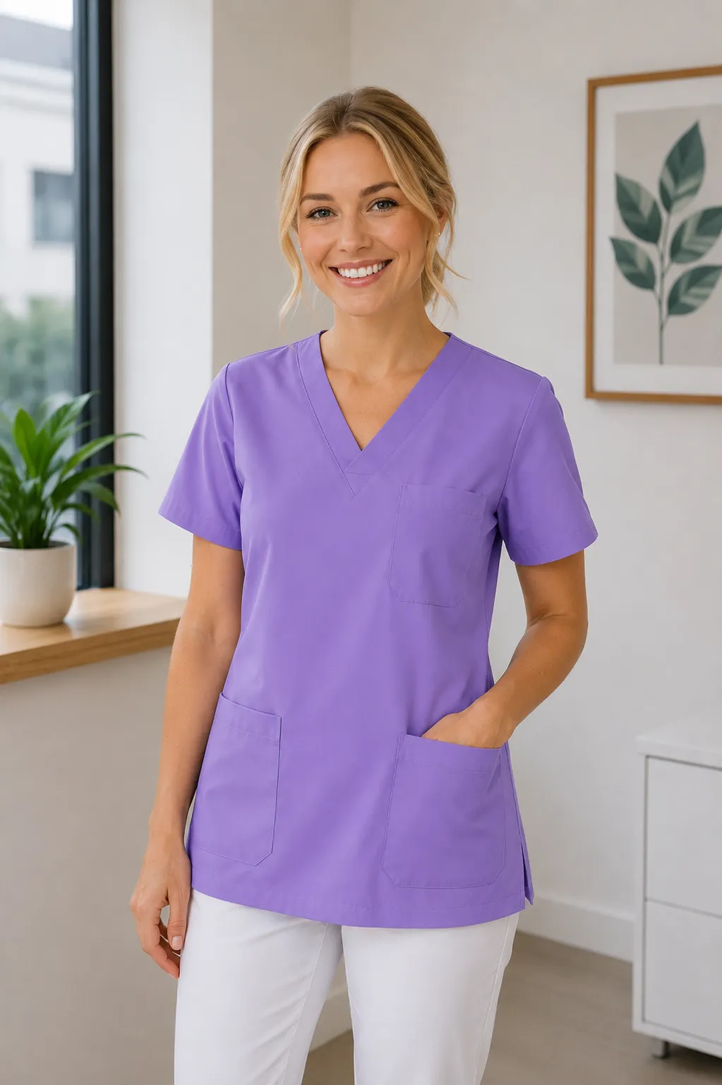Tunique style scrub