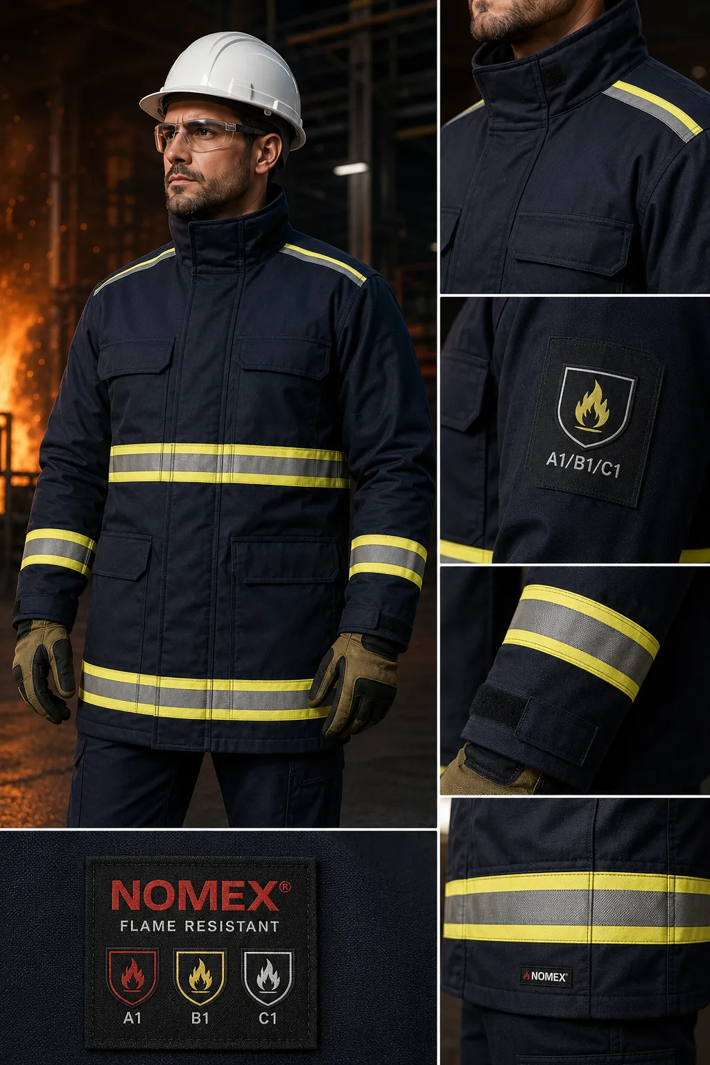 Veste ignifuge M1 / M2