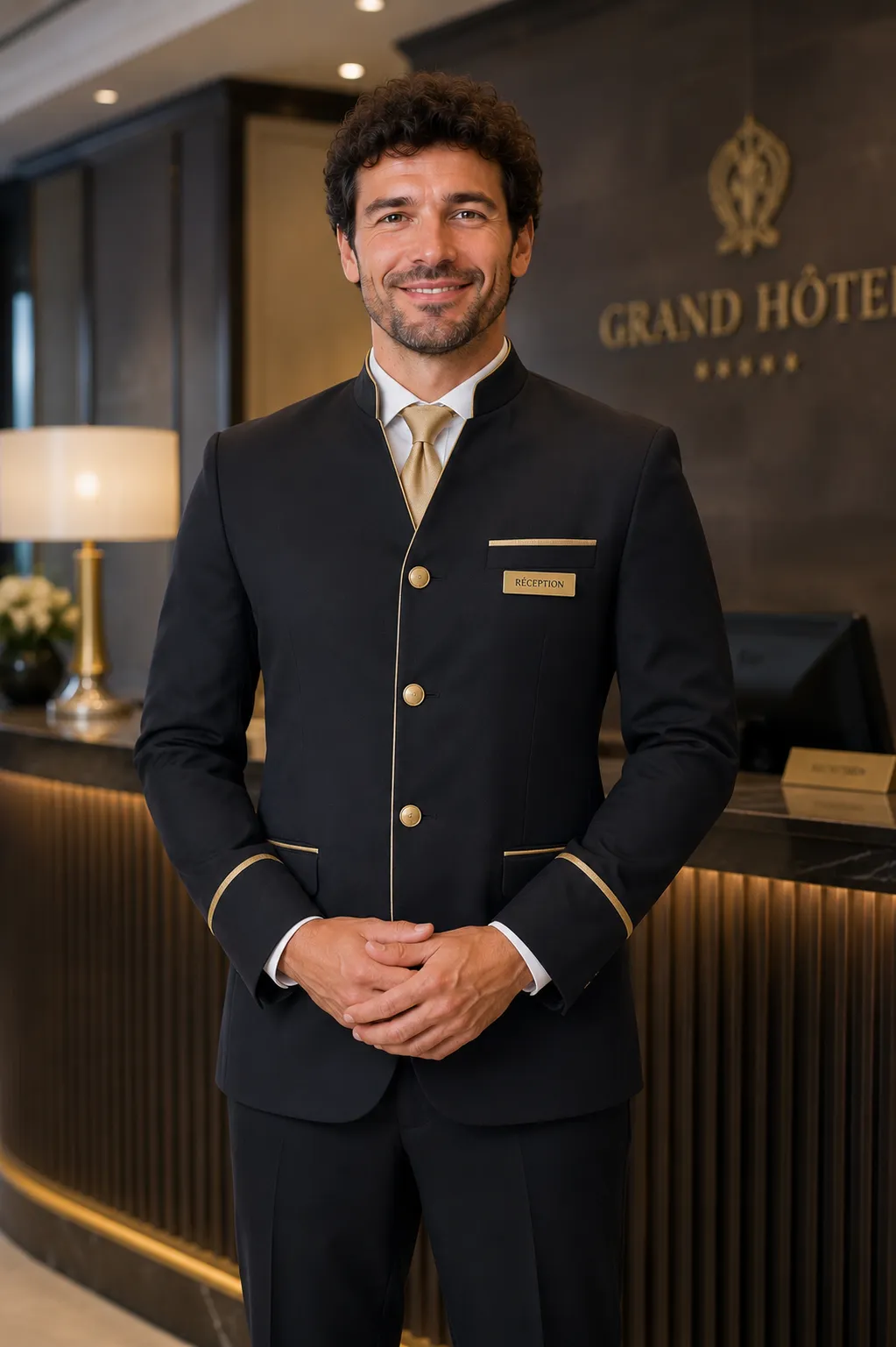 Veste de réception hôtel
